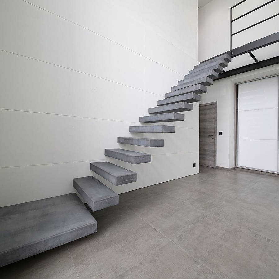 покриття мікроцементом сходів