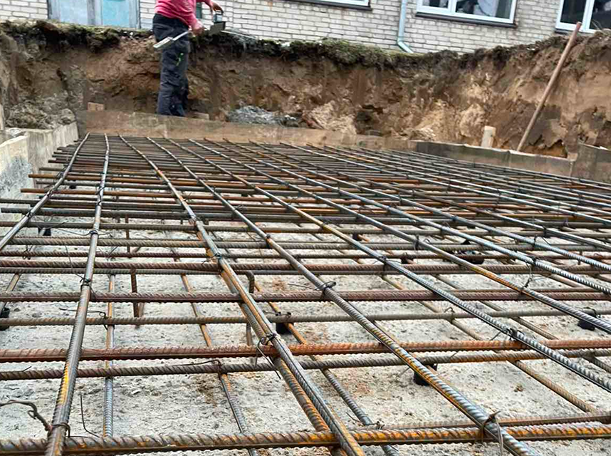 установка армувального каркаса